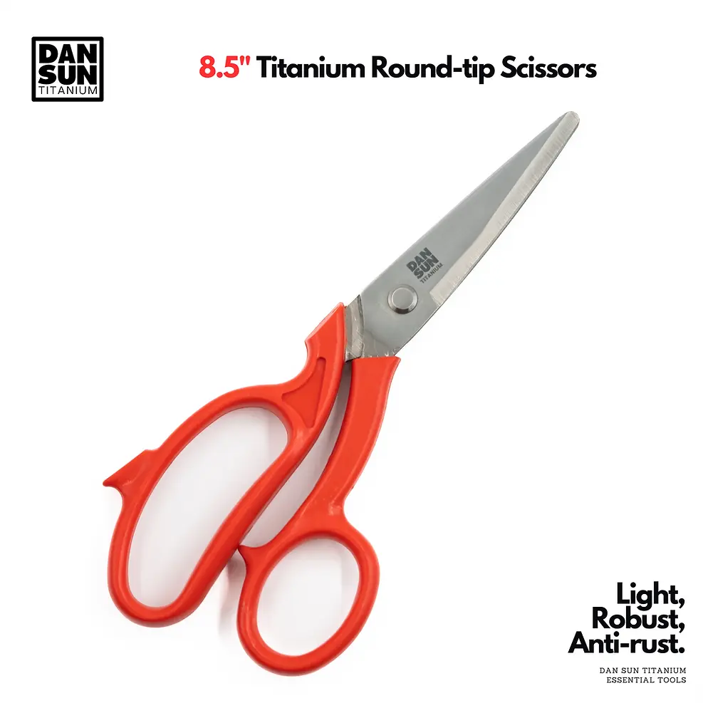 Titanium Round-tip Scissors