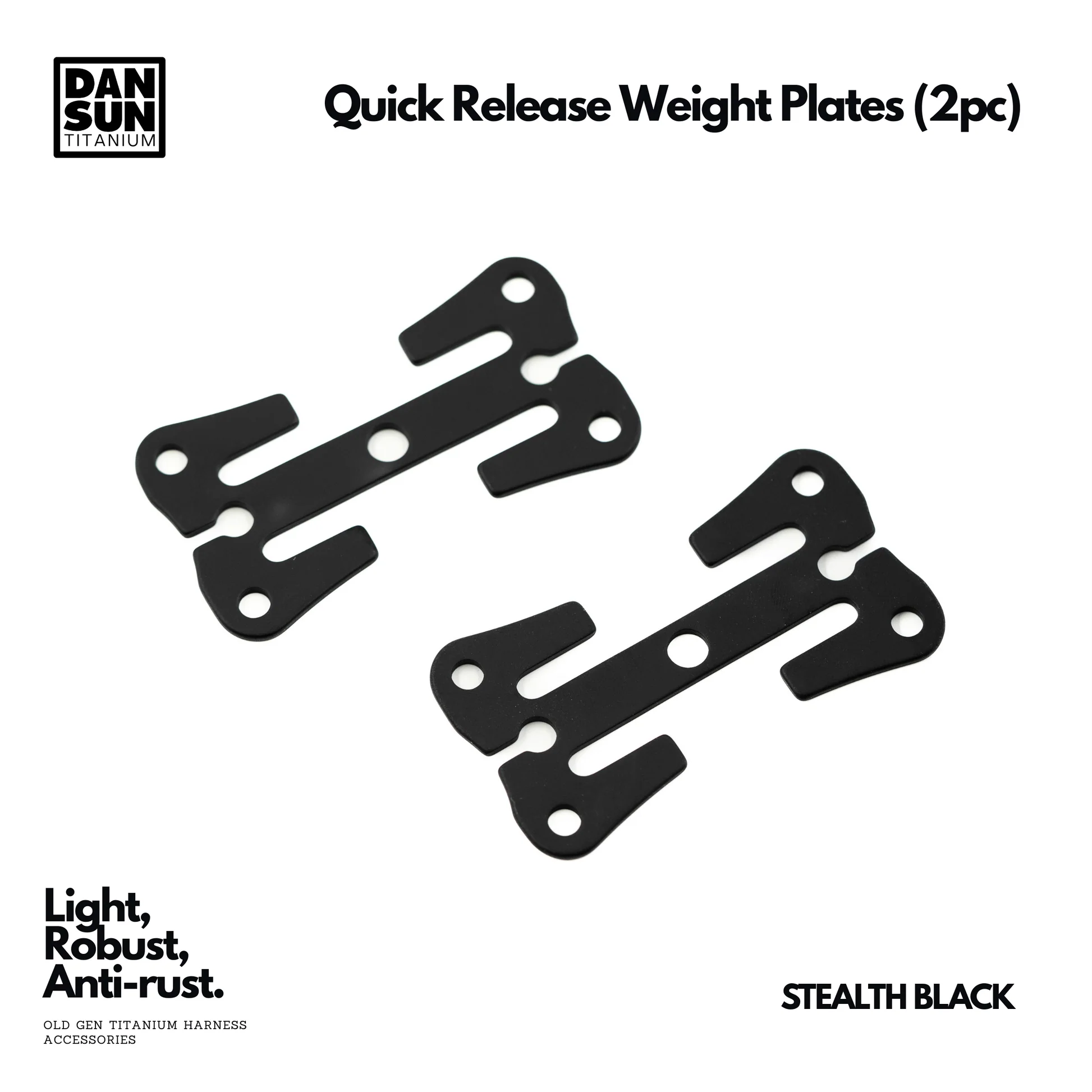 Titanium Quick Release Weight Plates (2 st.)