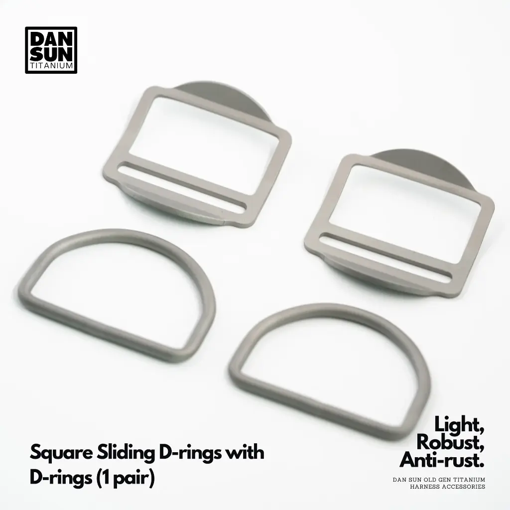 Dan Sun Square Sliding D-rings (2 st.)