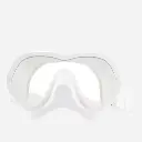 Poseidon White Line Mask